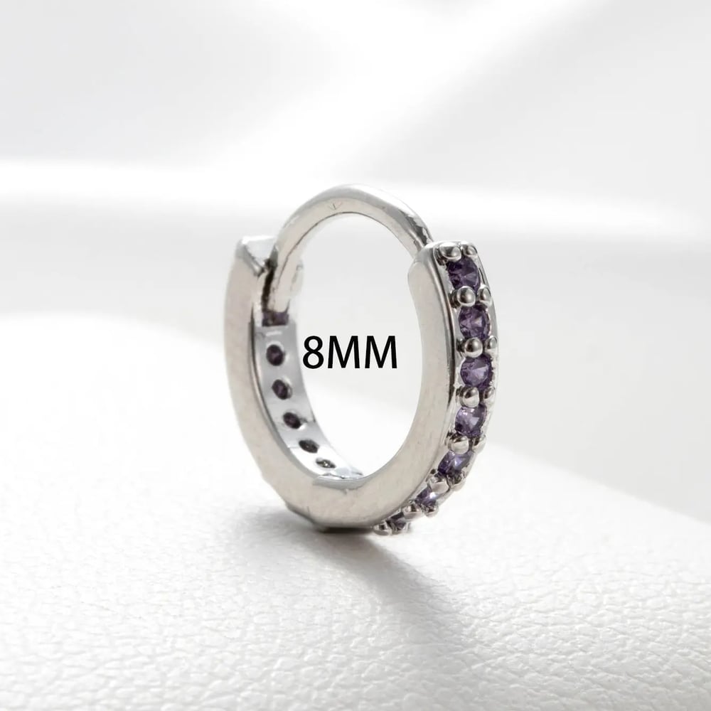 1 Piece Simple Series Classic Geometric Copper No Plating Material Zircon Women Stud Earrings